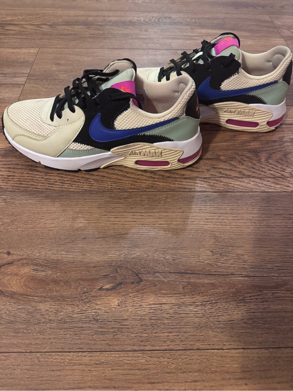Nike Women’s Beige Blue Pink Multicolor Air Max Sneakers